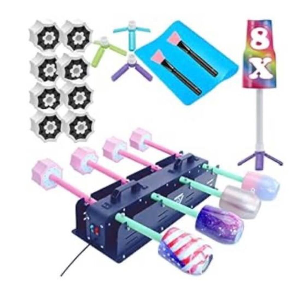8-Cup Tumbler Turner Kit – New in Box | Epoxy Resin Crafting Must-Have